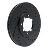633-76018R Drilled/Slotted Brake Rotor [Black], 1983-1984 Lexus/Toyota/Scion, Position: Front Right - image 2