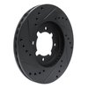 633-76018R Drilled/Slotted Brake Rotor [Black], 1983-1984 Lexus/Toyota/Scion, Position: Front Right - image 4