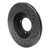 633-76024L Drilled/Slotted Brake Rotor [Black], 1984-1987 Lexus/Toyota/Scion, Position: Front Left - image 4