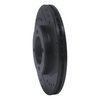 633-76024R Drilled/Slotted Brake Rotor [Black], 1984-1987 Lexus/Toyota/Scion, Position: Front Right - image 2