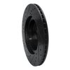 633-76028R Drilled/Slotted Brake Rotor [Black], 1986-1992 Lexus/Toyota/Scion, Position: Front Right - image 4