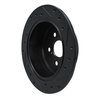 633-76029L Drilled/Slotted Brake Rotor [Black], 1986-1993 Lexus/Toyota/Scion, Position: Rear Left - image 4