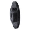 633-76032L Drilled/Slotted Brake Rotor [Black], 1987-1992 Multiple Makes/Models, Position: Front Left - image 2