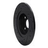 633-76037R Drilled/Slotted Brake Rotor [Black], 1987-1989 Lexus/Toyota/Scion, Position: Rear Right - image 4