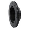 633-76040R Drilled/Slotted Brake Rotor [Black], 1989-1992 Lexus/Toyota/Scion, Position: Front Right - image 4