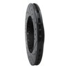 633-76042L Drilled/Slotted Brake Rotor [Black], 1987-1991 Lexus/Toyota/Scion, Position: Front Left - image 4