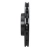 633-76042R Drilled/Slotted Brake Rotor [Black], 1987-1991 Lexus/Toyota/Scion, Position: Front Right - image 3