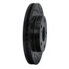 633-76051R Drilled/Slotted Brake Rotor [Black], 1992-2001 Lexus/Toyota/Scion, Position: Front Right - image 2
