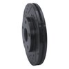 633-76057L Drilled/Slotted Brake Rotor [Black], 1992-1995 Lexus/Toyota/Scion, Position: Front Left - image 2