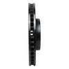 633-76059R Drilled/Slotted Brake Rotor [Black], 1994-1999 Lexus/Toyota/Scion, Position: Front Right - image 3