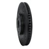 633-76063D Drilled/Slotted Brake Rotor [Black], 1993-1998 Lexus/Toyota/Scion, Position: Right Front - image 2