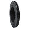 633-76067R Drilled/Slotted Brake Rotor [Black], 1994-2000 Lexus/Toyota/Scion, Position: Front Right - image 4