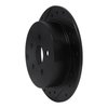 633-76069L Drilled/Slotted Brake Rotor [Black], 2000-2010 Multiple Makes/Models, Position: Rear Left - image 2