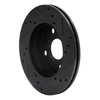 633-76070L Drilled/Slotted Brake Rotor [Black], 1999-2005 Lexus/Toyota/Scion, Position: Front Left - image 4