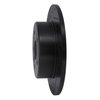 633-76071L Drilled/Slotted Brake Rotor [Black], 2000-2004 Lexus/Toyota/Scion, Position: Rear Left - image 2