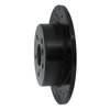 633-76071R Drilled/Slotted Brake Rotor [Black], 2000-2004 Lexus/Toyota/Scion, Position: Rear Right - image 2