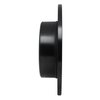 633-76071R Drilled/Slotted Brake Rotor [Black], 2000-2004 Lexus/Toyota/Scion, Position: Rear Right - image 3