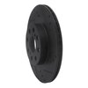 633-76073R Drilled/Slotted Brake Rotor [Black], 2000-2005 Lexus/Toyota/Scion, Position: Rear Right - image 2