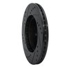 633-76074R Drilled/Slotted Brake Rotor [Black], 2001-2003 Lexus/Toyota/Scion, Position: Front Right - image 4