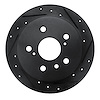633-76076R Drilled/Slotted Brake Rotor [Black], 2002-2008 Lexus/Toyota/Scion, Position: Rear Right - image 1