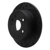633-76079L Drilled/Slotted Brake Rotor [Black], 2007-2012 Lexus/Toyota/Scion, Position: Rear Left - image 2