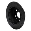 633-76079R Drilled/Slotted Brake Rotor [Black], 2007-2012 Lexus/Toyota/Scion, Position: Rear Right - image 4