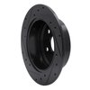 633-76091R Drilled/Slotted Brake Rotor [Black], 2012-2018 Lexus/Toyota/Scion, Position: Rear Right - image 4