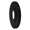 633-76094L Drilled/Slotted Brake Rotor [Black], 1979-1983 Lexus/Toyota/Scion, Position: Front Left - image 2