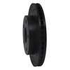 633-76108L Drilled/Slotted Brake Rotor [Black], 1991-1994 Lexus/Toyota/Scion, Position: Front Left - image 2