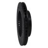 633-76108L Drilled/Slotted Brake Rotor [Black], 1991-1994 Lexus/Toyota/Scion, Position: Front Left - image 4