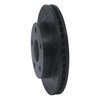 633-76108R Drilled/Slotted Brake Rotor [Black], 1991-1994 Lexus/Toyota/Scion, Position: Front Right - image 2