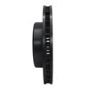633-76112R Drilled/Slotted Brake Rotor [Black], 1998-2007 Lexus/Toyota/Scion, Position: Front Right - image 3
