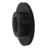 633-76115L Drilled/Slotted Brake Rotor [Black], 1991-1998 Lexus/Toyota/Scion, Position: Front Left - image 2