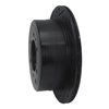633-76117L Drilled/Slotted Brake Rotor [Black], 1993-1997 Lexus/Toyota/Scion, Position: Rear Left - image 2
