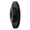 633-76119R Drilled/Slotted Brake Rotor [Black], 1993-1998 Lexus/Toyota/Scion, Position: Front Right - image 2