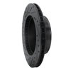 633-76121R Drilled/Slotted Brake Rotor [Black], 1995-2004 Lexus/Toyota/Scion, Position: Front Right - image 4