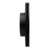 633-76126L Drilled/Slotted Brake Rotor [Black], 2003-2009 Lexus/Toyota/Scion, Position: Front Left - image 3