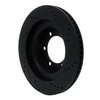633-76126L Drilled/Slotted Brake Rotor [Black], 2003-2009 Lexus/Toyota/Scion, Position: Front Left - image 4