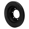 633-76128L Drilled/Slotted Brake Rotor [Black], Fits Select Lexus/Toyota/Scion, Position: Front Left - image 4