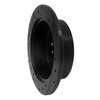 633-76131R Drilled/Slotted Brake Rotor [Black], 2004-2010 Lexus/Toyota/Scion, Position: Rear Right - image 4