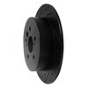 633-76132L Drilled/Slotted Brake Rotor [Black], 2004-2005 Lexus/Toyota/Scion, Position: Rear Left - image 2