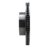 633-76136L Drilled/Slotted Brake Rotor [Black], Fits Select Lexus/Toyota/Scion, Position: Front Left - image 3