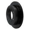 633-76137L Drilled/Slotted Brake Rotor [Black], Fits Select Lexus/Toyota/Scion, Position: Rear Left - image 2