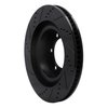 633-76142R Drilled/Slotted Brake Rotor [Black], Fits Select Lexus/Toyota/Scion, Position: Front Right - image 4
