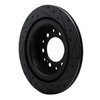 633-76163L Drilled/Slotted Brake Rotor [Black], Fits Select Lexus/Toyota/Scion, Position: Rear Left - image 4