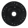 633-80001R Drilled/Slotted Brake Rotor [Black], 1979-1983 Ford/Lincoln/Mercury/Mazda, Position: Front Right - image 1