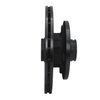 633-80006L Drilled/Slotted Brake Rotor [Black], 1984-1985 Ford/Lincoln/Mercury/Mazda, Position: Front Left - image 3