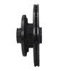 633-80006R Drilled/Slotted Brake Rotor [Black], 1984-1985 Ford/Lincoln/Mercury/Mazda, Position: Front Right - image 3