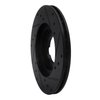 633-80010L Drilled/Slotted Brake Rotor [Black], 1983-1987 Ford/Lincoln/Mercury/Mazda, Position: Front Left - image 3