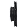 633-80019L Drilled/Slotted Brake Rotor [Black], 1988-1991 Ford/Lincoln/Mercury/Mazda, Position: Front Left - image 3